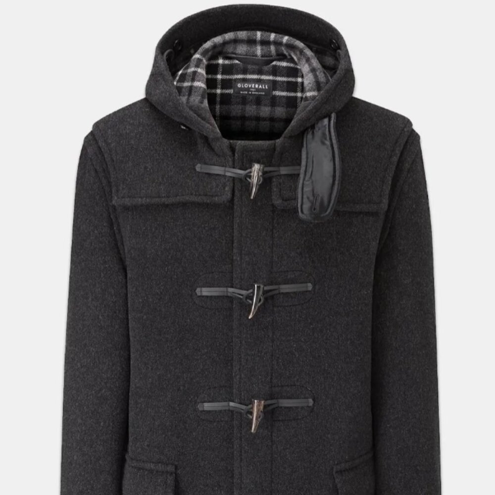 Gloverall Classic Duffle Coat Charcoal XXL
